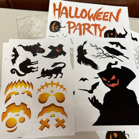 Halloween decorative stickers Window Cling - Picture 2 of 9
